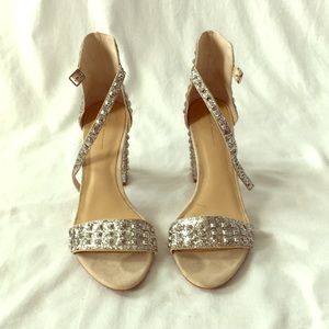 Silver Studded Zara Party Heels